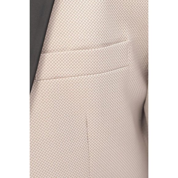 Derman Ecru Satin Collar 3 Piece Tuxedo - Picture 2 of 6